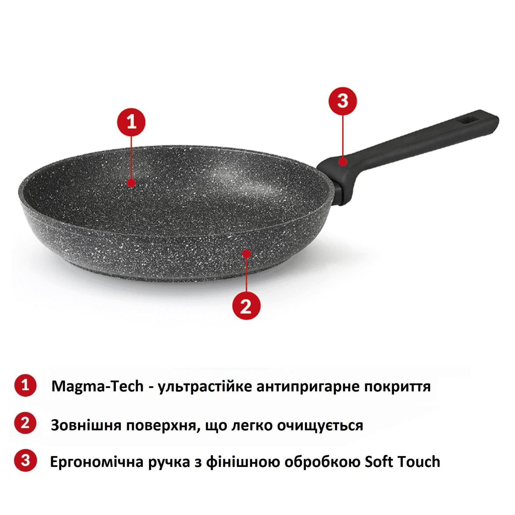 Сковорідка Flonal Pietra Lavica 28 см (PLIPP2880) — 10