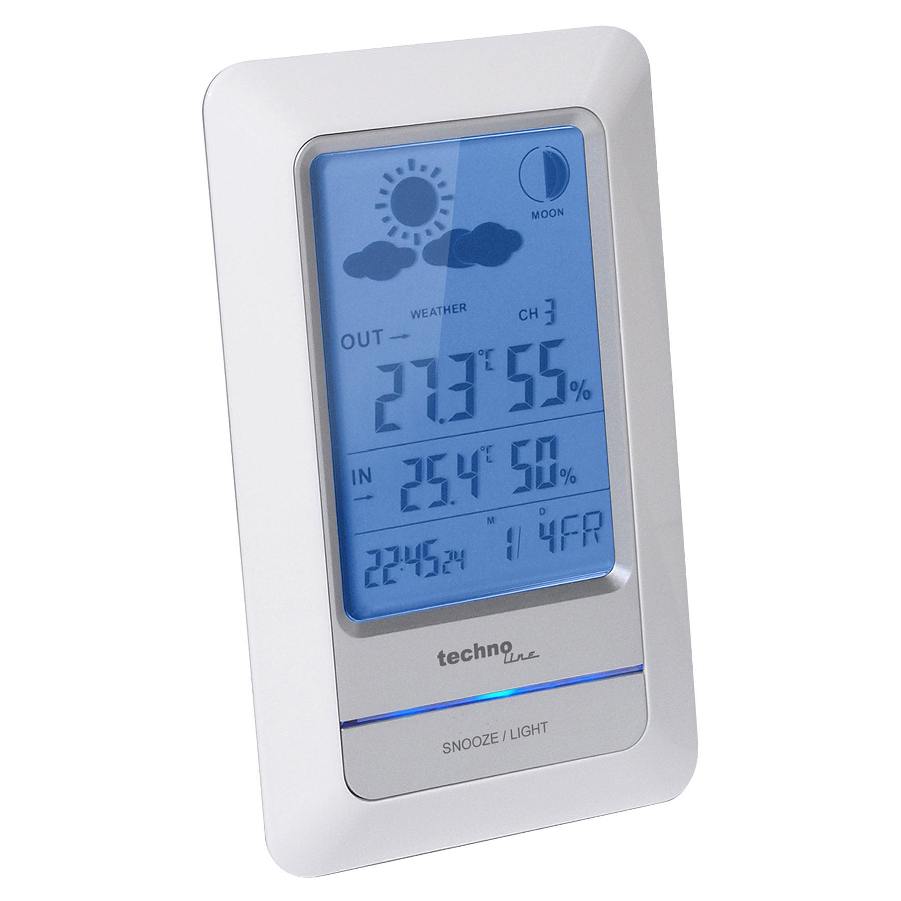 Метеостанція Technoline WS6740 White/Silver (WS6740) — 8