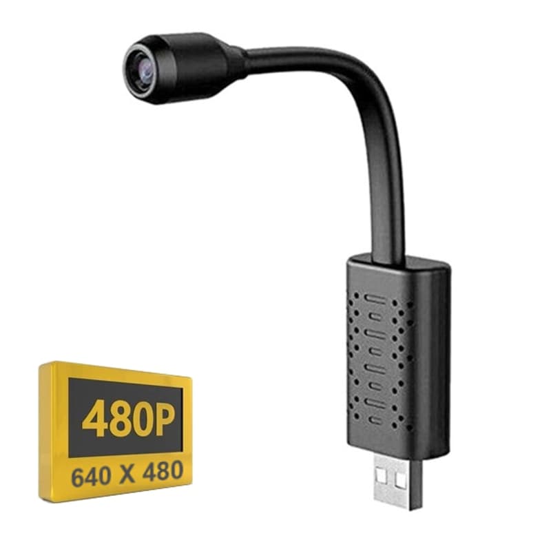 Міні wifi камера USB на гнучкому шлейфі Nectronix U21, запис 640х480P, V380pro app — 10