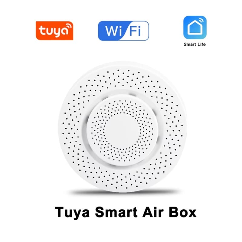 Wifi датчик аналізатор якості повітря за 5 параметрами Smart air box 01-Z, Tuya smart life app — 8